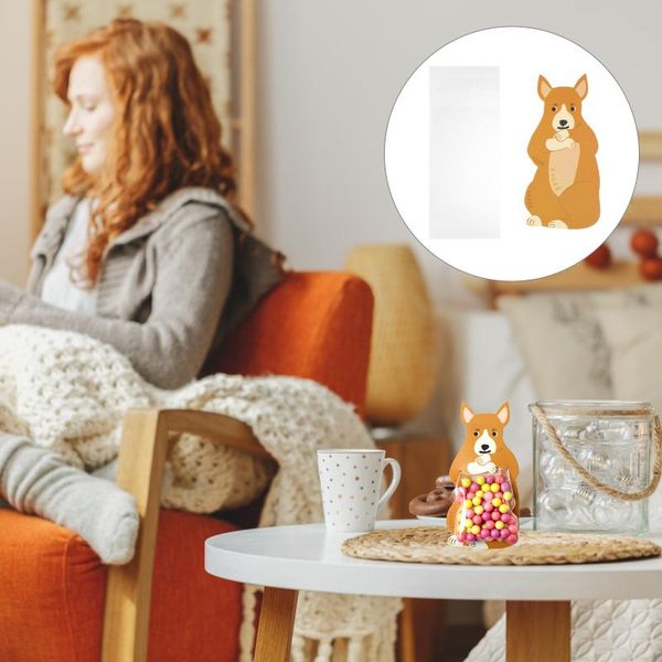 

gift wrap 50 pcs cartoon animal candy packaging bag paper small for biscuit