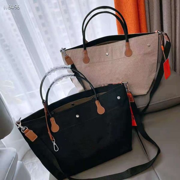 

2021 designer's handbag single shoulder oblique backpack handbag women's shopping bag cloth with leather