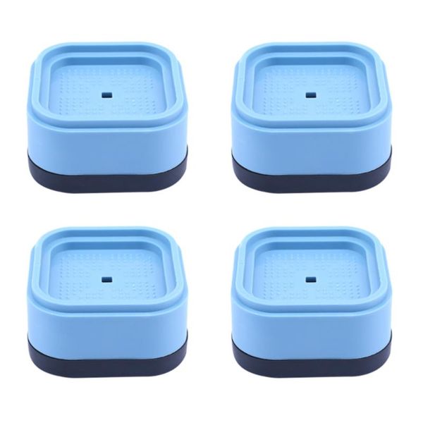 

bath mats 4pcs washing machine pads noise reduction vibration rubber anti-slip refrigerator