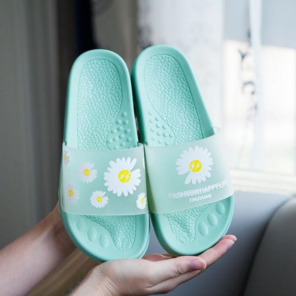 

slippers summer women floor flat shoes indoor flip-flops anti-slip bathroom home female beach, Black