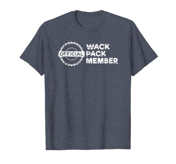 

official wack pack member tshirt - funny shirt., White;black