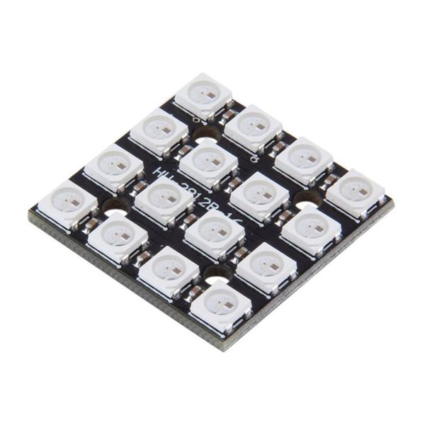 

modules 16-bit ws2812b square light board rgb led full color driver development lamp panel module