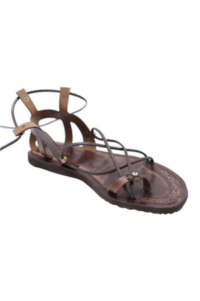 

sandals 460805 coffee women 's genuine leather basement, Black