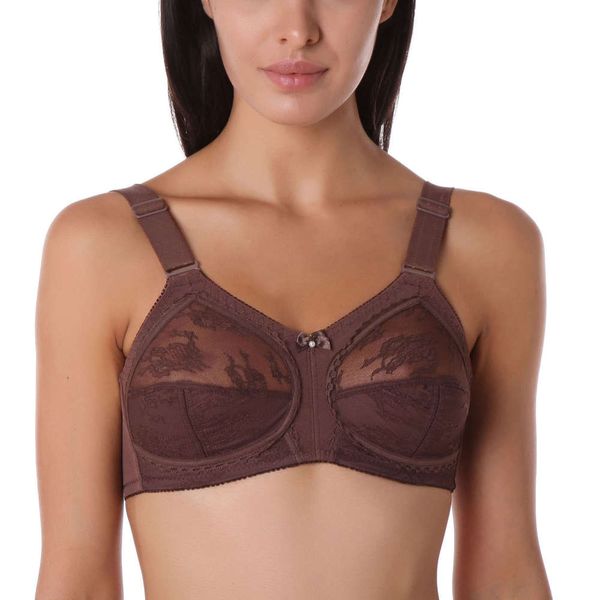

large size underwear bra lace hollow gathered up 769, Red;black