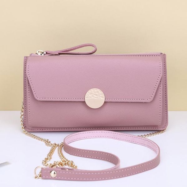 

wallets 2021 ladies mobile wallet large capacity long clutch zipper crossbody shoulder bag, Red;black