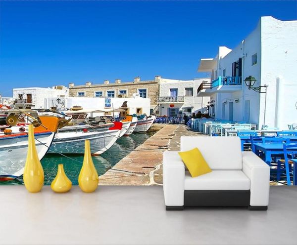 

wallpapers cjsir custom wallpaper sea view restaurant ship background wall mural home decoration living room bedroom 3d