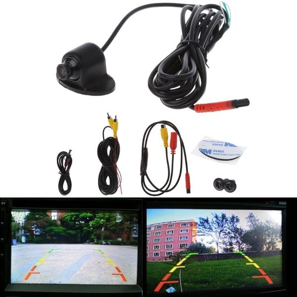 

degree waterproof car front side rear view reverse backup camera parking kit cameras& sensors