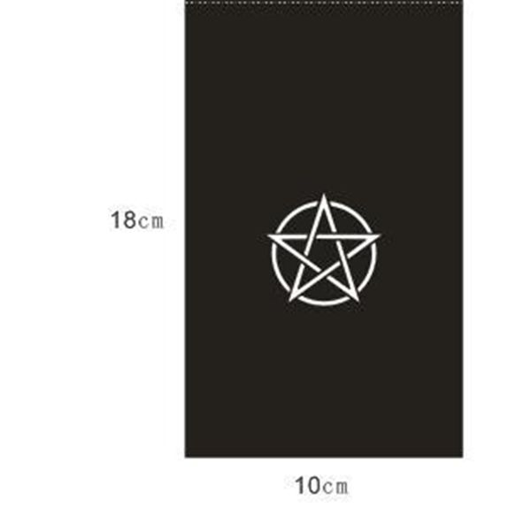 

new tarot brand special bag five-pointed star black thick flocking card storage