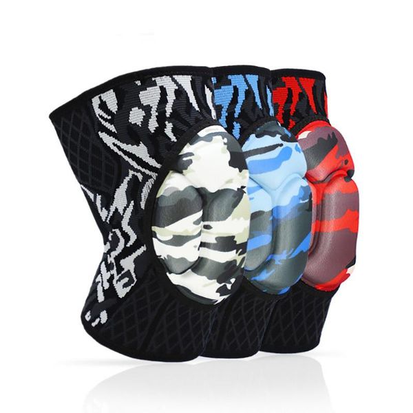 

elbow & knee pads 1pair sports skiing eva sponge pad honeycomb basketball running motorcycle racing anti-collision protective, Black;gray