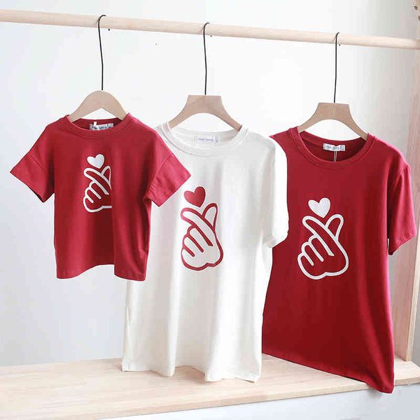 

women's t-shirt fashion family three short sleeve western red net-style all-match ehtr, White