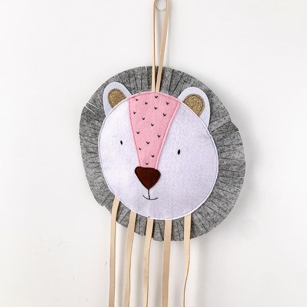 

decorative objects & figurines lion hair bow holder clip hanger headband storage organizer wall hanging decorations for baby girls room 85db