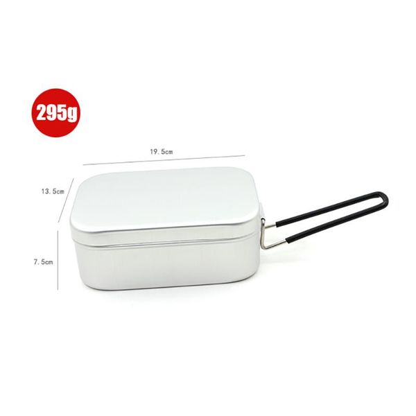 

dinnerware sets foldable aluminum alloy stainless steel picnic box dinner pail lunch-box breakfast storage container office