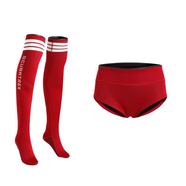 

swim wear neoprene wetsuit brief diving underwear shorts stocking fin sock booties