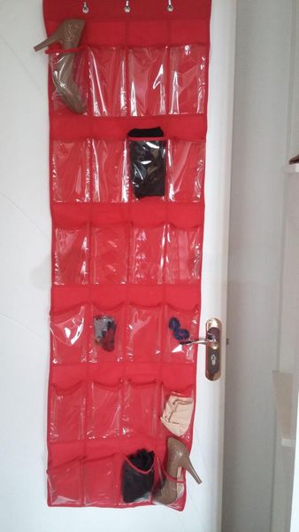 

faroot pocket home over the door hanging organizer storage holder rack closet shoes boxes & bins