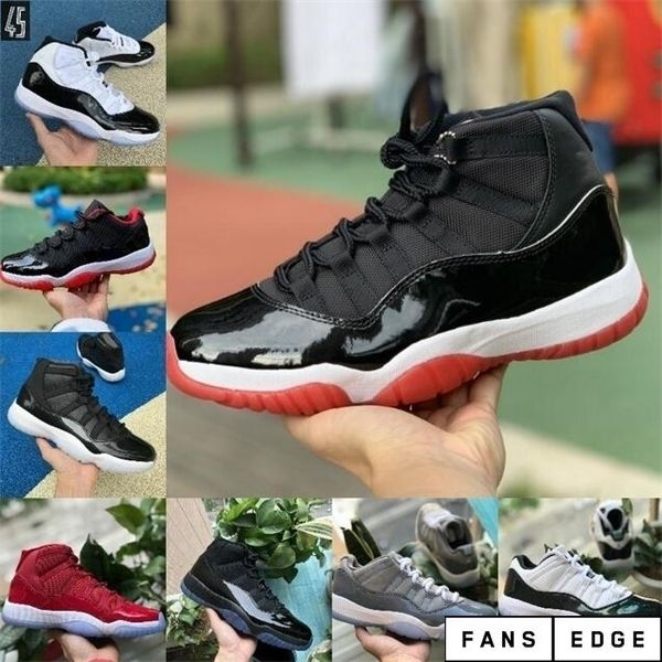 

red 11s 11 men women basketball shoes 2020 45 platinum tint cherry cap and gown s shoes sport trainers7jbb