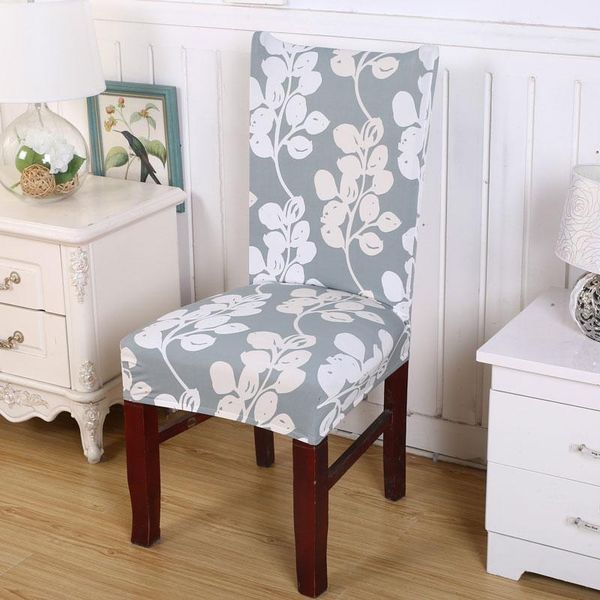 

chair covers floral print elastic cover home decor dining spandex stretch for weddings banquet el washable u1065
