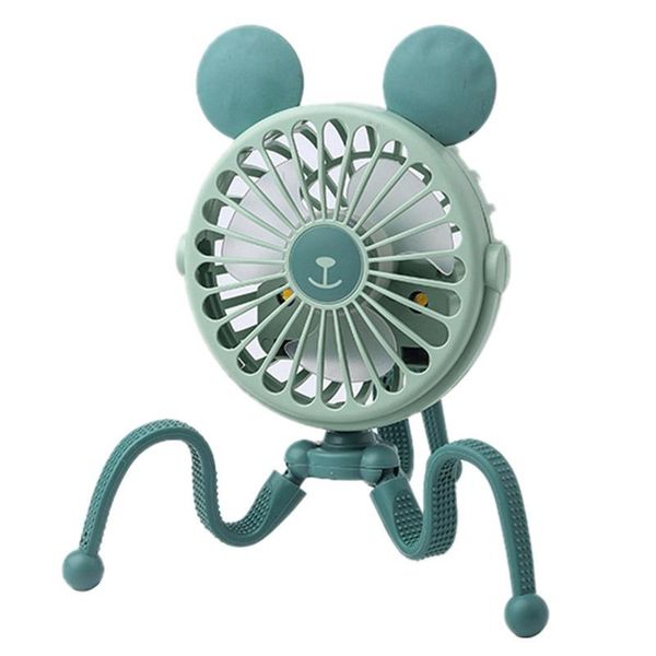 

electric fans cartoons ocs usb handheld baby stroller bracket silent fan