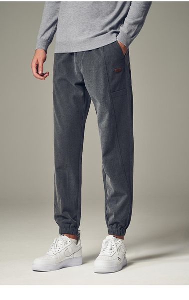 

men's pants 3539 2021 autumn korean style trendy slim casual, Black