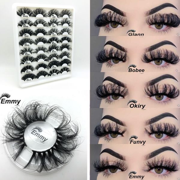 

long thick mink false eyelashes 25mm curly messy fake lashes mink soft & vivid eyelashes eye makeup 18 models available dhl free