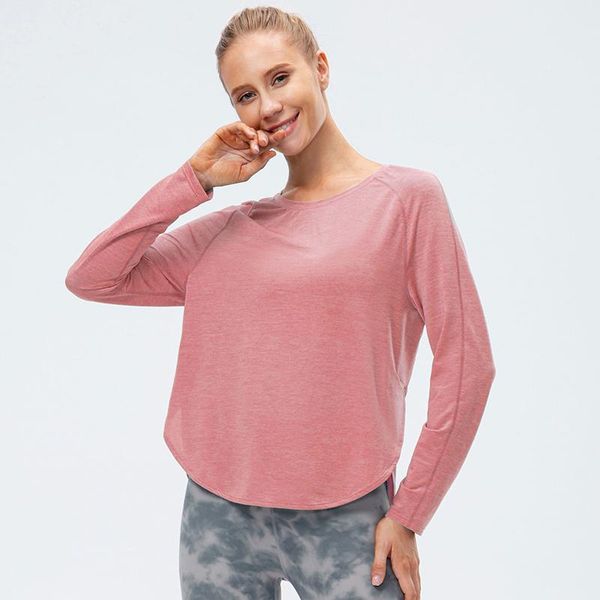 

yoga outfit 5 colors sports t-shirt for women wear slim fit jas workout jacket shirt fitness running gym