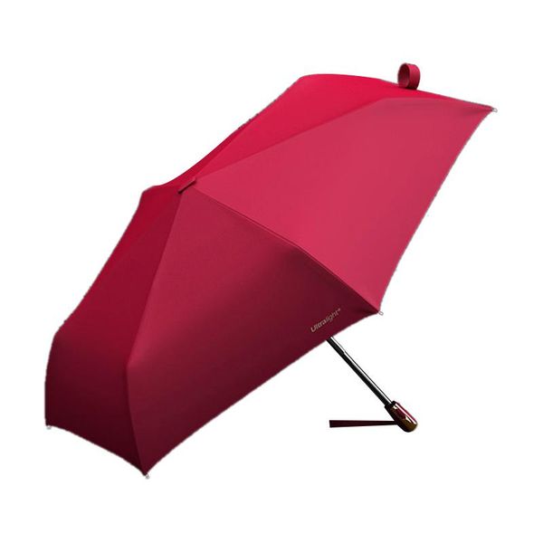 

umbrellas olycat ultralight flat automatic umbrella three-fold sunny portable anti-uv