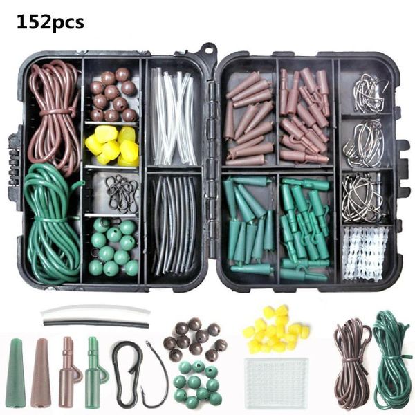 

fishing accessories 152 pcs/set set hose+ pin+ fixed line+ crank hook gear multi-function tool box