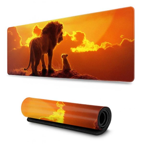 

mouse pads & wrist rests mairuige 90x40cm lion animal extra large pad gaming mousepad anti-slip natural rubber mat with locking edge