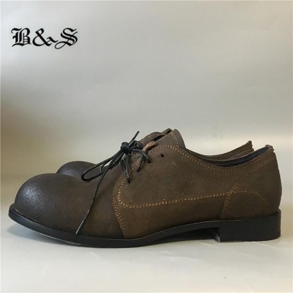 

dress shoes black& street vintage retro big toe genuine leather comfortable wedding gentle suede men high end
