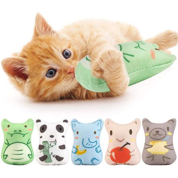 

cat toys cute animal-shaped pillow toy bite-resistant interactive play pet supplies