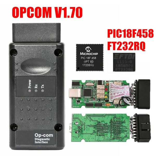 

v1.99 v1.95 v1.70 op com ftdi pic18f458 opcom diagnostic interface for fw flash update 1.7 tools