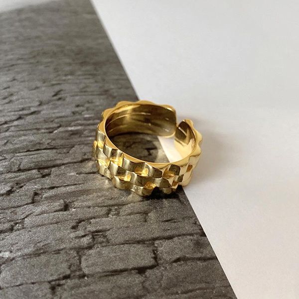 

cluster rings 925 silver gear jewelry minimalism charm anel bohemia vintage boho bague femme anelli ring for women, Golden;silver