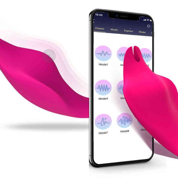 Nxy Drahtlose mobile App, tragbarer Klitorisvibrator, Sexspielzeug, tragbar, stimuliert unsichtbare vibrierende Eier für Frauen 1215