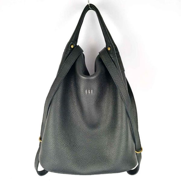 

backpack fashion unique convertible soft genuine leather bucket
