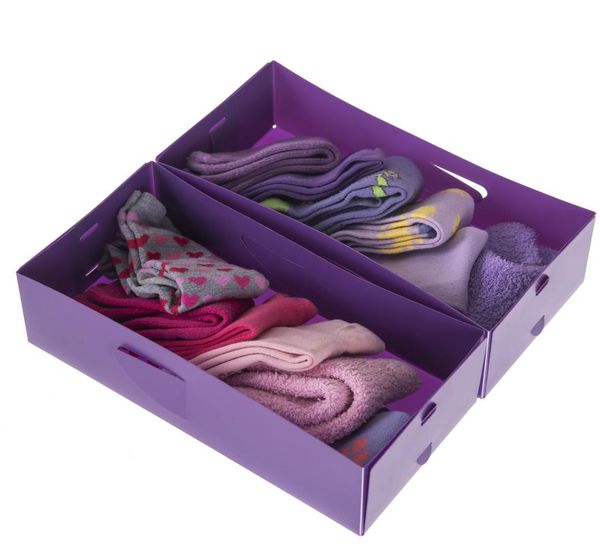 

storage drawers bosphorus drawer interior organizer 2 pcs purple box