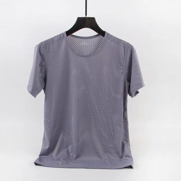 

2021 pure red t shirt quick-drying clothes summer short-sleeved round neck running men's women's wholesale outdoor sports custom a, Gray;blue