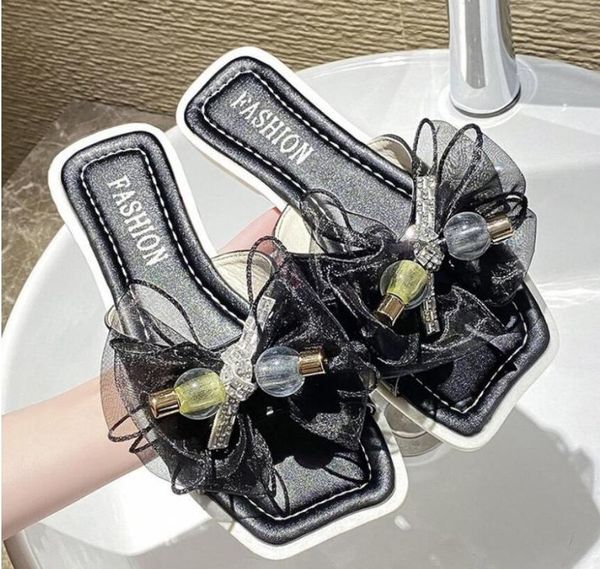 

summer sandals women 2021 bandana shoes woman cork flat ladies fashion beach sandles sandalias mujer, Black