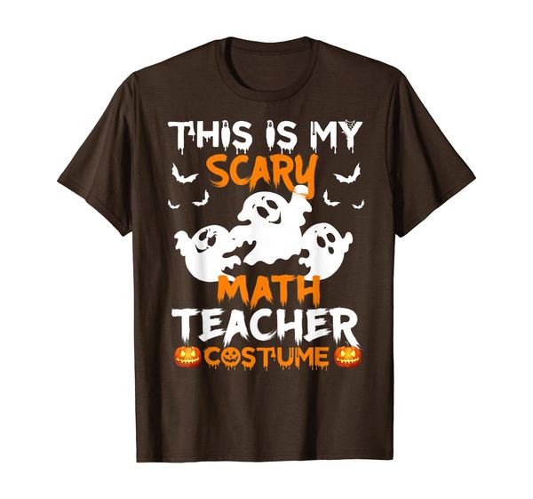 

this is my scary math teacher costume funny gift t-shirt, White;black
