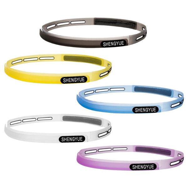 

athletic sports headbands sweatbands running yoga training workout elastic fitness bands sweatband with non-slip silicon, Yellow;black