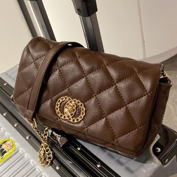 

evening bags luxury chain small flap bag leather crossbody shoulder women purses 2021 fashion women's designer handbags