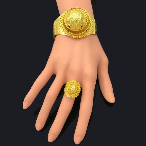 

earrings & necklace dubai gold bracelet ring hair chain hairpin set copper material inlaid wedding dress jewelry 6pcsset, Silver