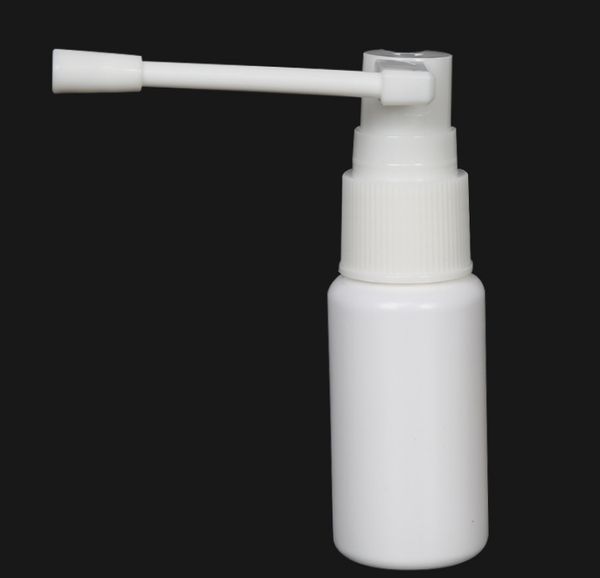 2021 0.68 once di plastica bianca vuota portatile riutilizzabile bottiglia spray nasale con rotazione di 360 gradi atomizzatore contenitore dell'acqua per il trucco per i viaggi