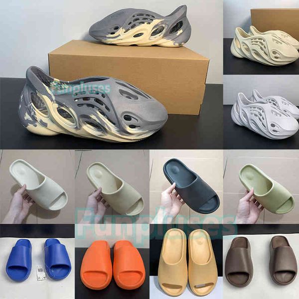 

foam mens heatshoes designers sandals resin ararat sand bone triple black womens hole slides soft rubber loafers sliders slippers cj
