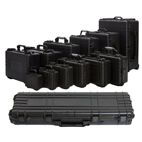 

tool organizers abs plastic sealed waterproof safety equipment instrument case portable box dry impact resistant with pre-cut foam