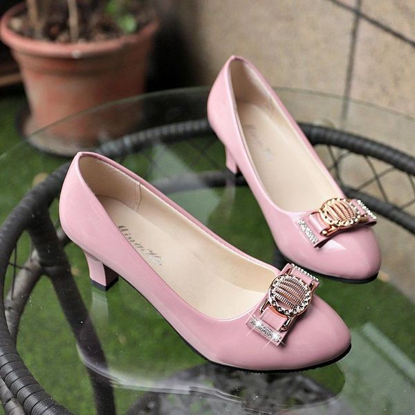 

dress shoes zapatos tacon mujer women's fashion patent leather bling pointed stilettos casual high heels elegant women pumps u28-39, Black