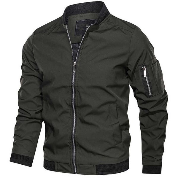 Herrenjacke Militärjacken für Männer Bomber Herren Bomberjacke Männer Herbst Hip Hop Jacken Männliche Militärmäntel Herren Windjacke 210909