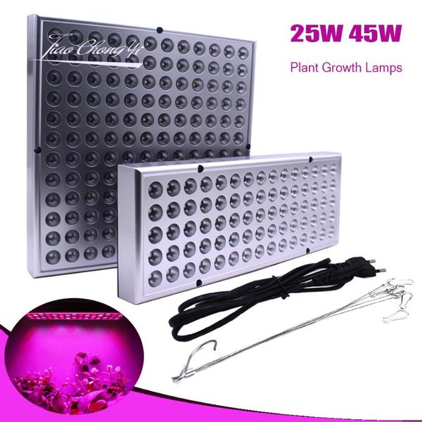 

plant growth lamps 25w 45w led grow light full spectrum panel with reflector cup for indoor flowers seedling fitolampy lights