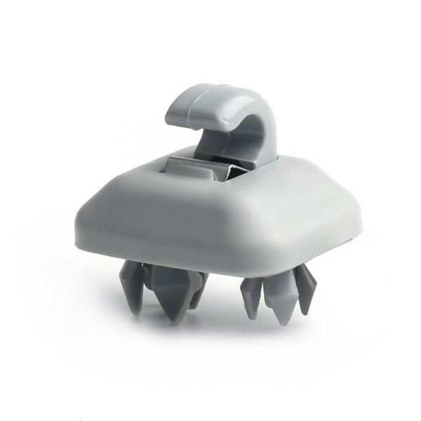 

car sunshade 1pcs sun visor hook clip bracket replacement grey