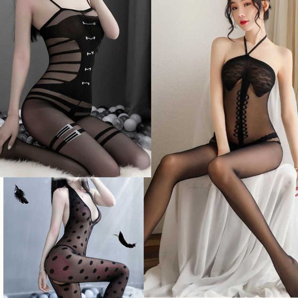 Sexy Strumpfhosen Unterwäsche Damen Strumpfwaren schwarz offener Schritt intime sexy Dessous Schlauch heiße Sexprodukte