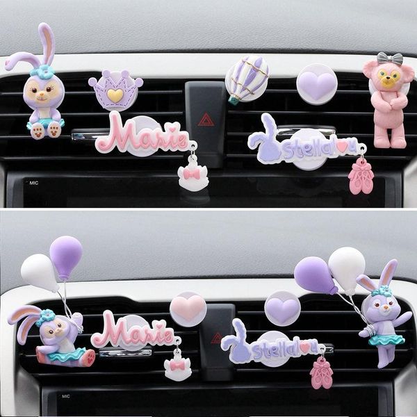 

car air freshener girl outlet perfume conditioning port pendant cute decoration interior accessories girlfriend gift