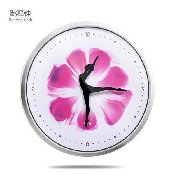 

12-inch dancing clock living room hanging ballet decoration creative fashion wall one product drop clocks